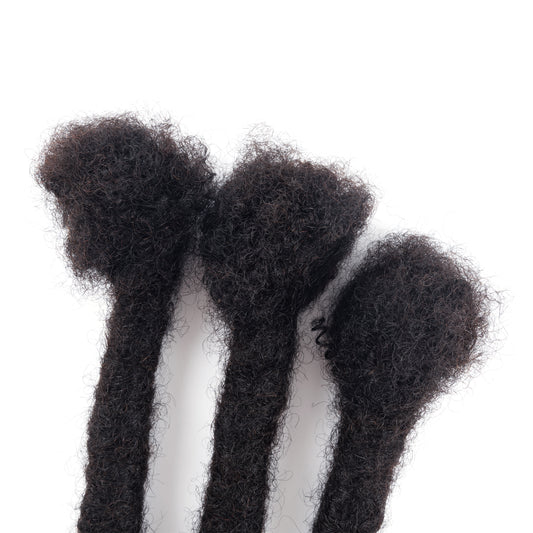 100% Human Hair Thick Dreadlock Extensions 2.5cm Diameter Handmade Locs 4-24 Inch Custom Color & Length