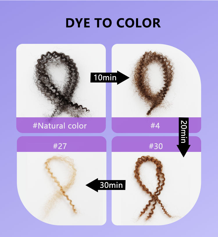 High Grade Twist Hair 100% Virgin Human Braiding Hair 4C Afro Kinky Bulk Hair Extensions Easy for Micro Braids and Micro Locs