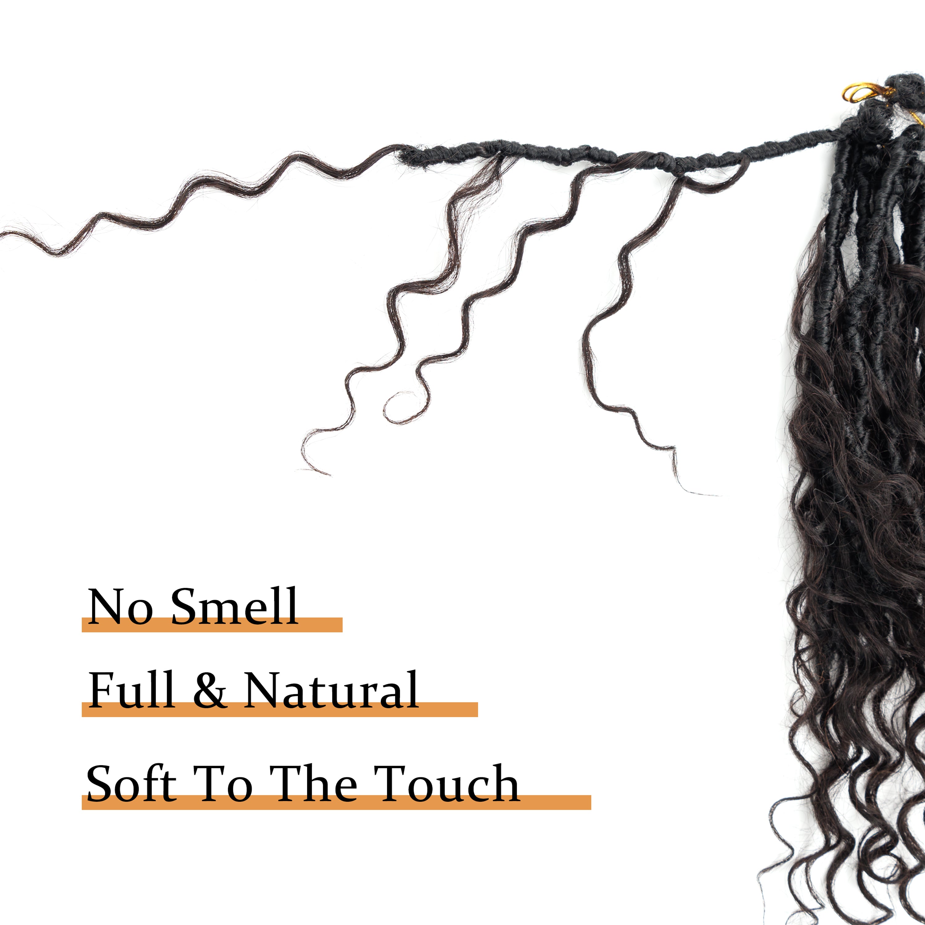 ANNA Factory Direct Sale Wholesale Boho Braids Crochet Locs Hair 100% Human Hair Braiding Locs Extension for All Occasions