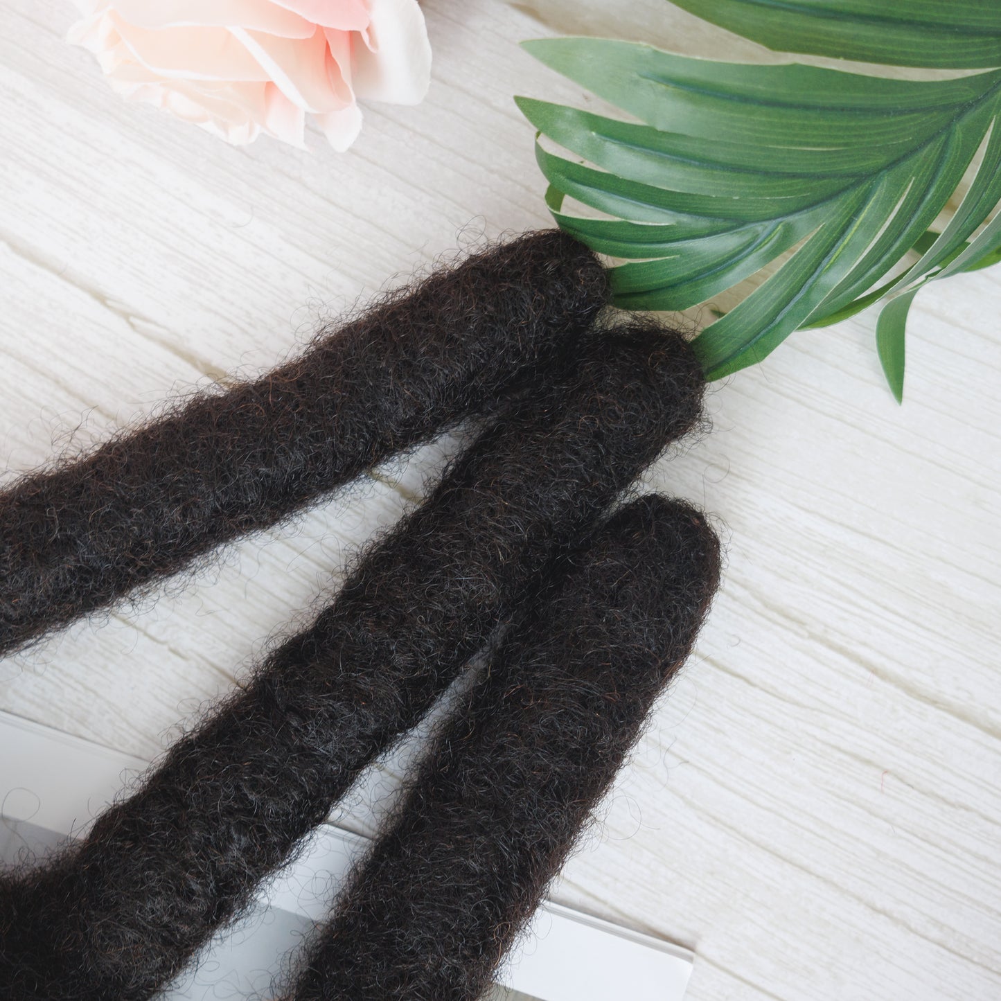 100% Human Hair Large Loc Extensions 3cm Thick Dreadlocks Handmade Jumbo Locs 4-24 Inches Custom Color