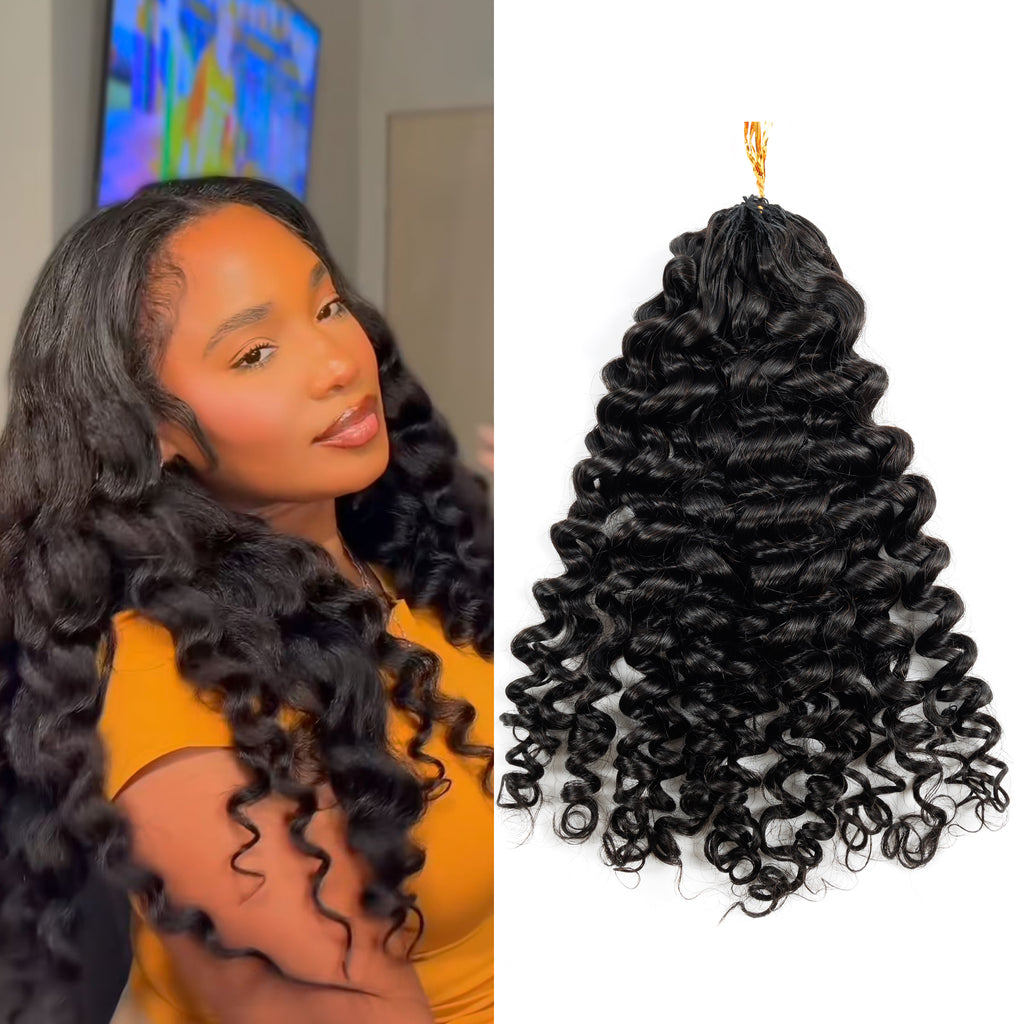 100g/pack New Italy Curly Virgin Remy Hair Extension Feathering Tip Crochet Hair Extension for Braiding Human Hair Bundle