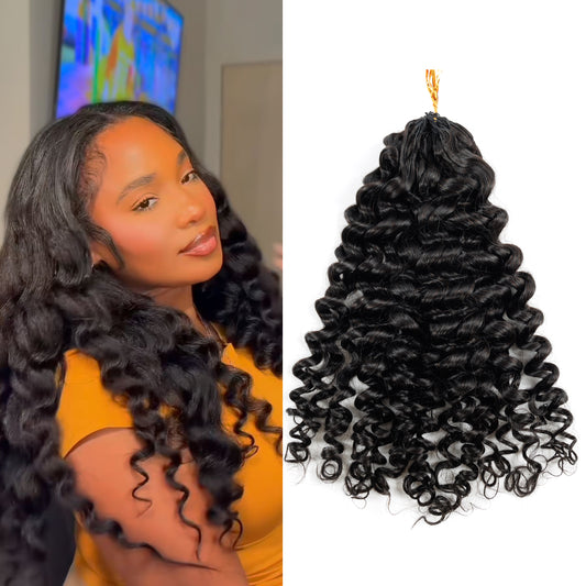 100g/pack New Italy Curly Virgin Remy Hair Extension Feathering Tip Crochet Hair Extension for Braiding Human Hair Bundle