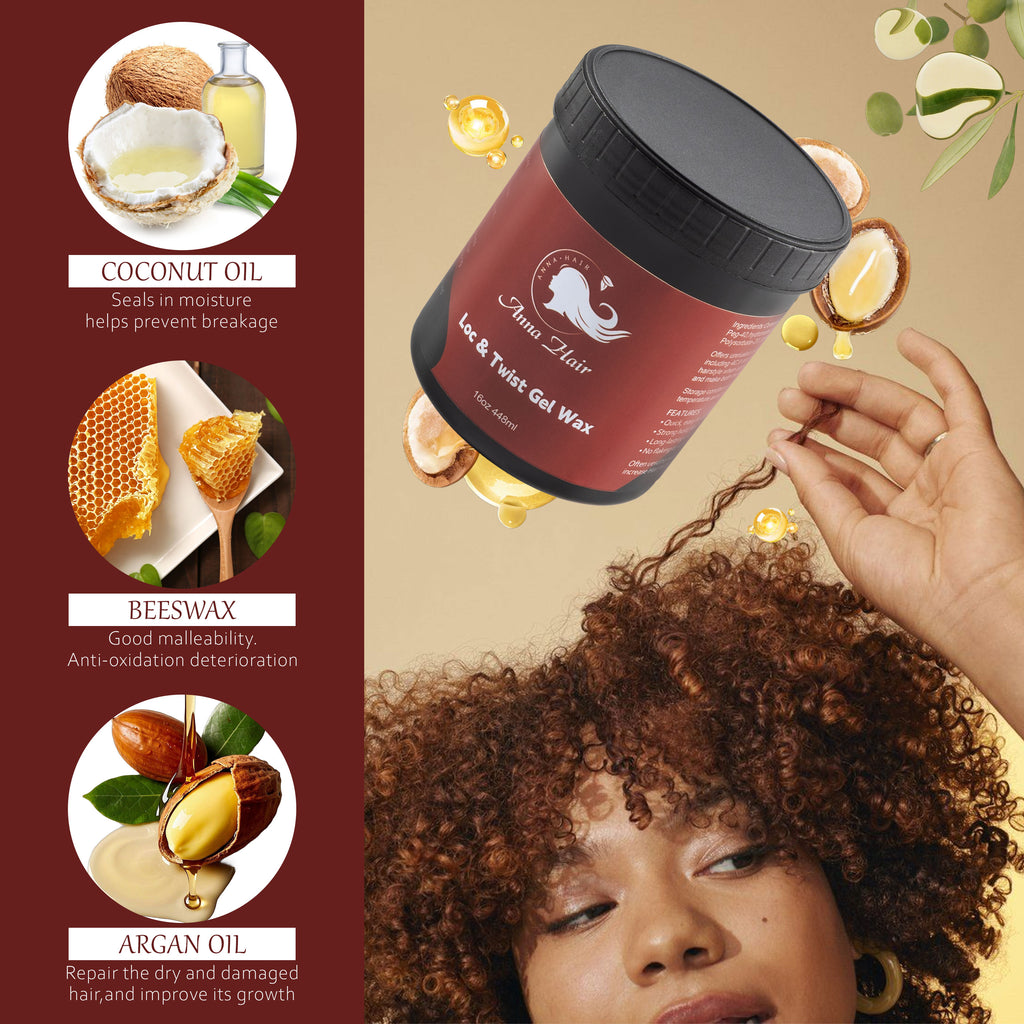 16oz Braiding Gel extra Hold Strong Hold Custom logo Jam Gel for Hair Braids Loc Gel Private Label