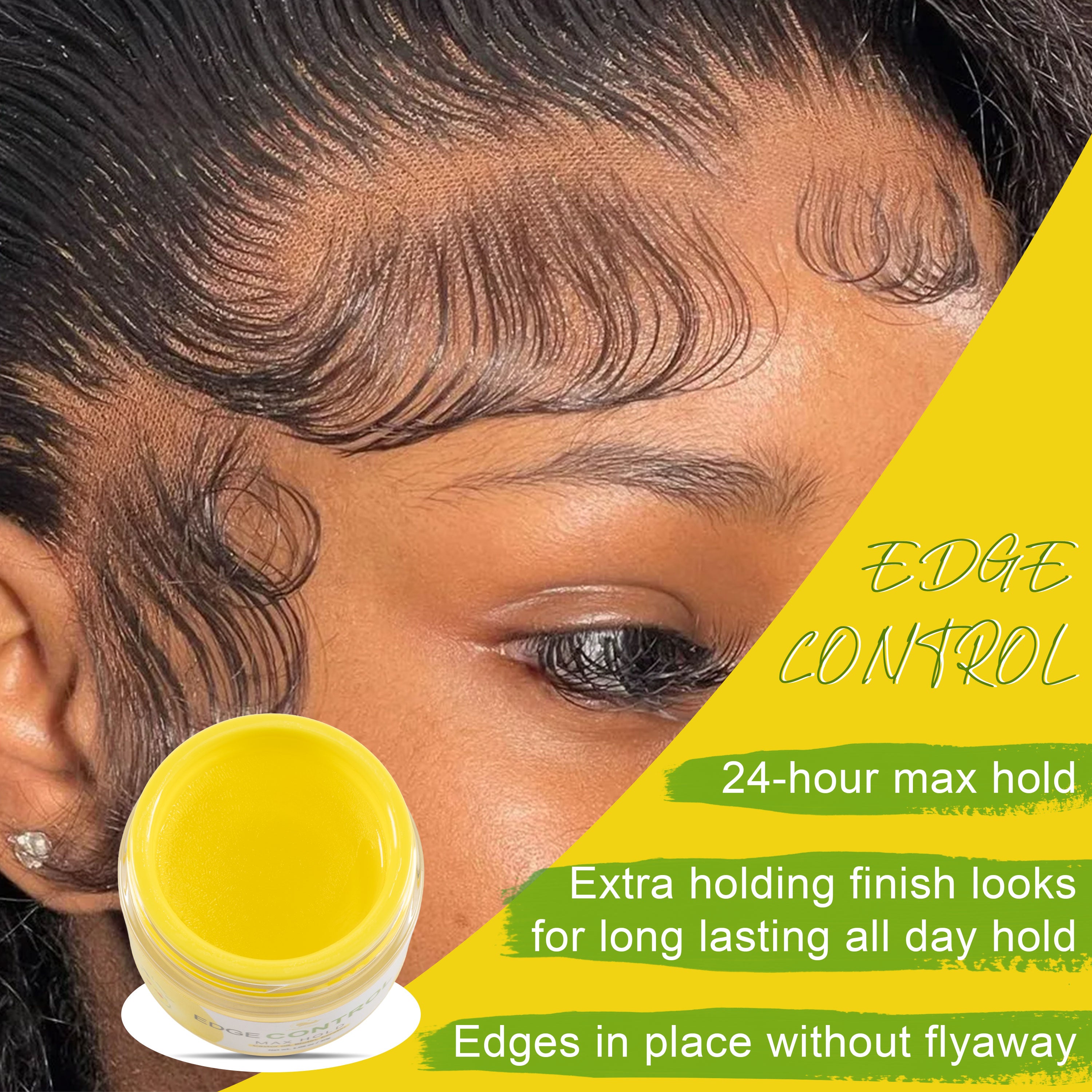 Hot Selling Hair Styling Products Wholesale Collagen Edge Control Non-greasy Organic Salon extreme Hold Hair Wax