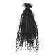 ANNA Factory Direct Sale Wholesale Boho Braids Crochet Locs Hair 100% Human Hair Braiding Locs Extension for All Occasions