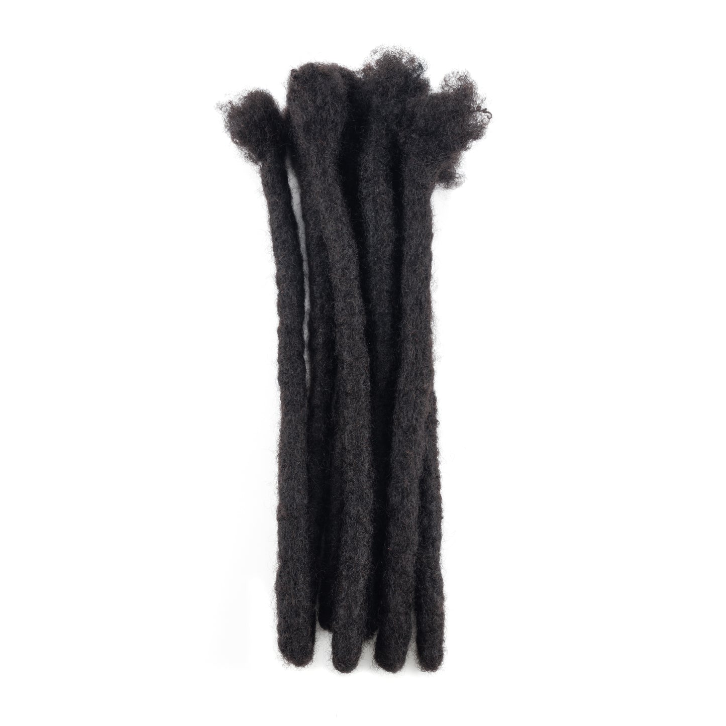 100% Human Hair Dreadlocks Extensions 1.8cm Thick Locs Handmade Permanent Loc Extensions Customizable