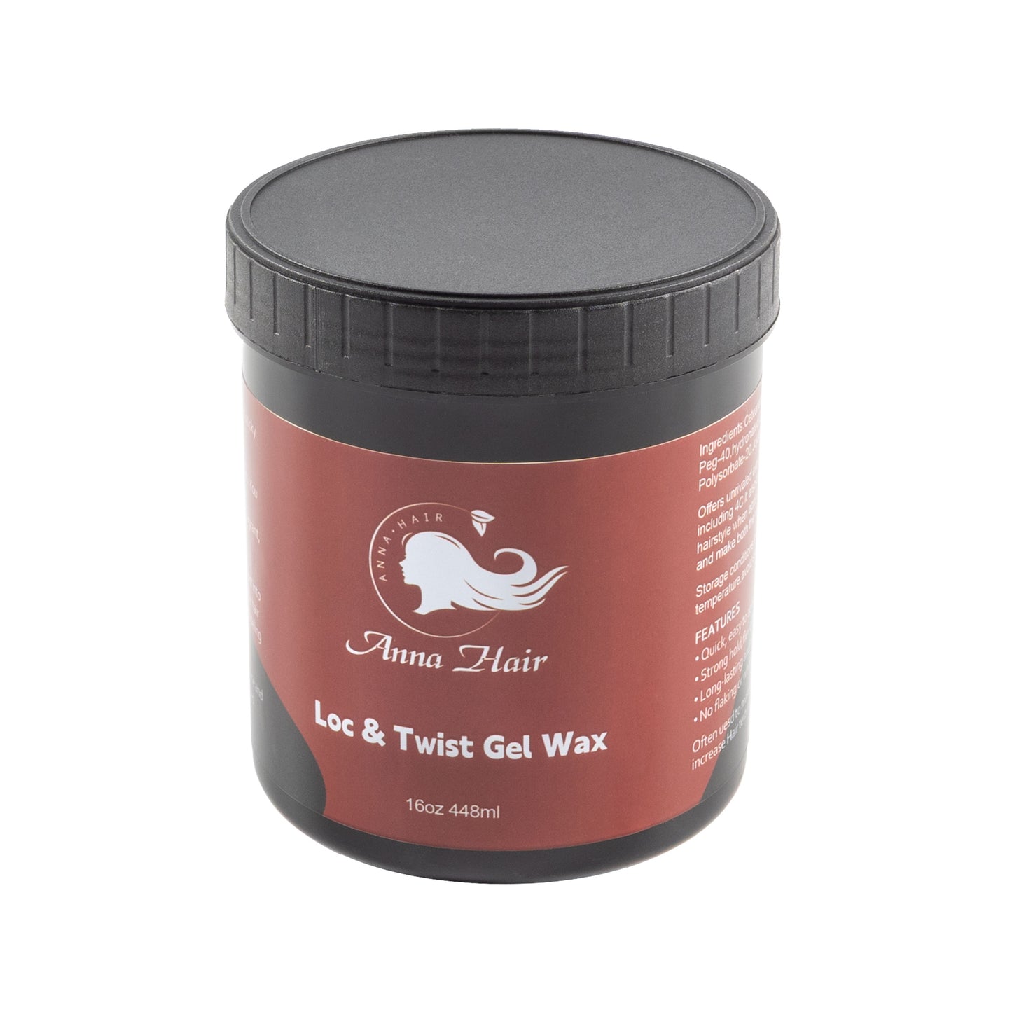 16oz Braiding Gel extra Hold Strong Hold Custom logo Jam Gel for Hair Braids Loc Gel Private Label