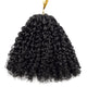Wholesale Pre-looped Hair Pixie Curly Crochet Human Hair Two Strands Human Hair Feathers Crochet No Tip Raw Virgin Extensions