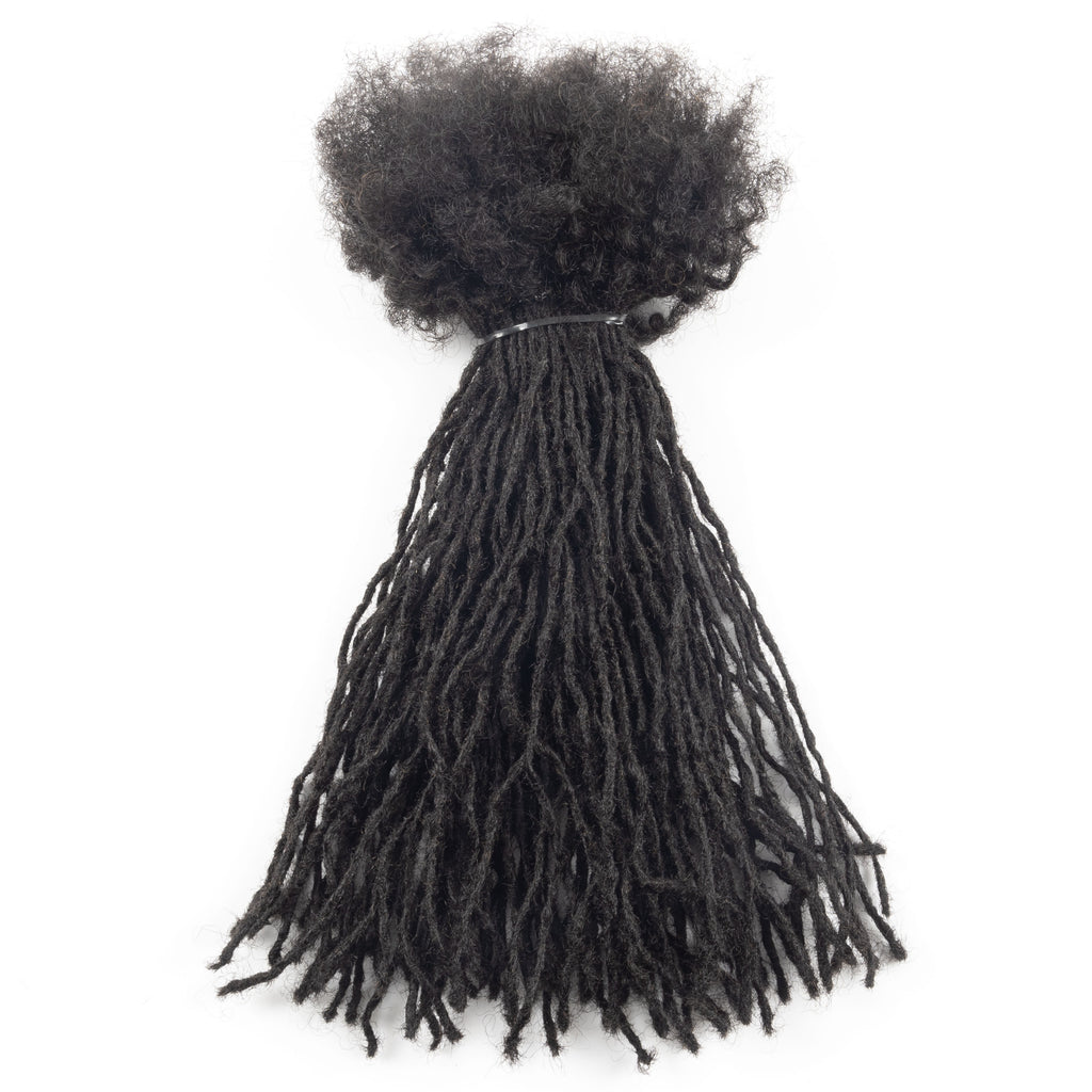 Wholesale Dreads Interlock Textured Locs Extensions Human Hair Microlocks Sisterlocks Extensions