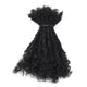 0.6cm Thickness 8inch 20 Strands/Pack 100% Handmade Human Hair Dreadlocks Lisa Locs Extensions With Curly End Africa Style