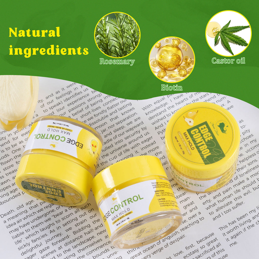 Hot Selling Hair Styling Products Wholesale Collagen Edge Control Non-greasy Organic Salon extreme Hold Hair Wax