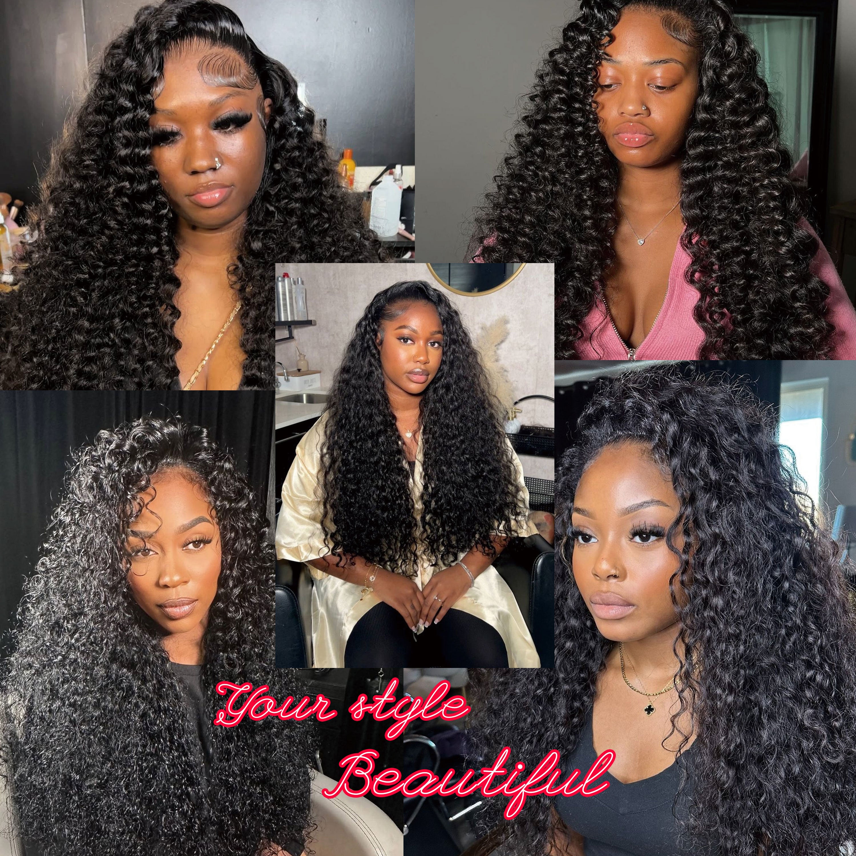 Wholesale 20'' HD Glueless Lace Frontal Double Drawn Natural Raw Peruvian Human Hair Kinky Curl Front Wig for Black Women