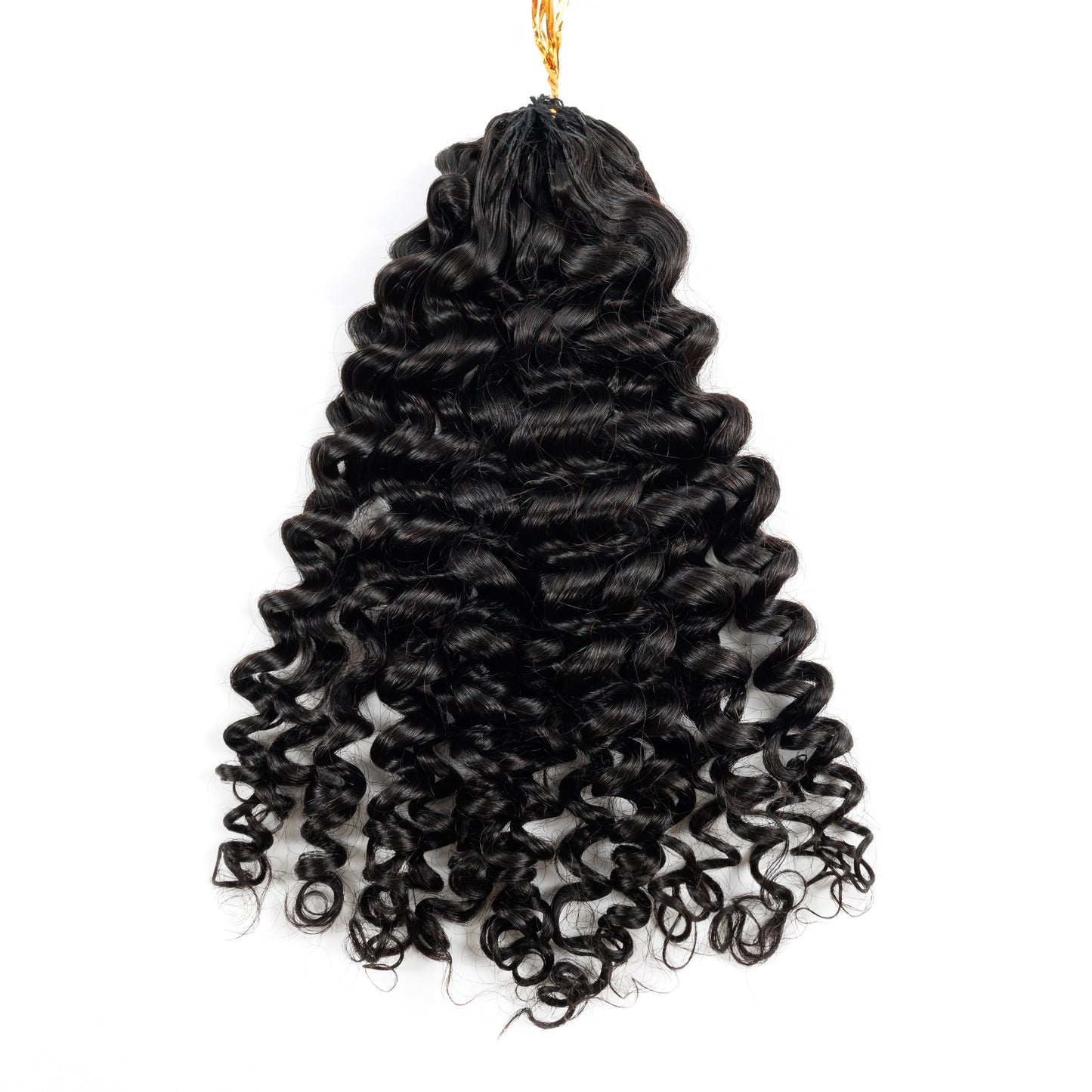100g/pack New Italy Curly Virgin Remy Hair Extension Feathering Tip Crochet Hair Extension for Braiding Human Hair Bundle