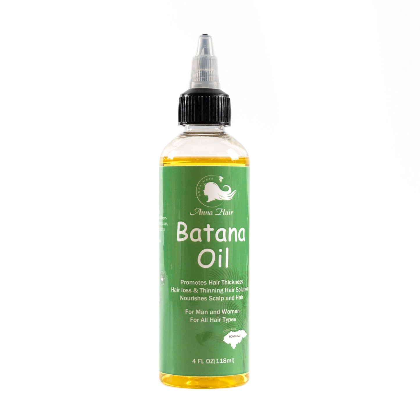 118 ml 100% Pure Natural Raw Batana Oil Anti-Hair Loss Nourishing Moisturizing Hair Growth Stabilization