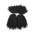 High Grade Twist Hair 100% Virgin Human Braiding Hair 4C Afro Kinky Bulk Hair Extensions Easy for Micro Braids and Micro Locs