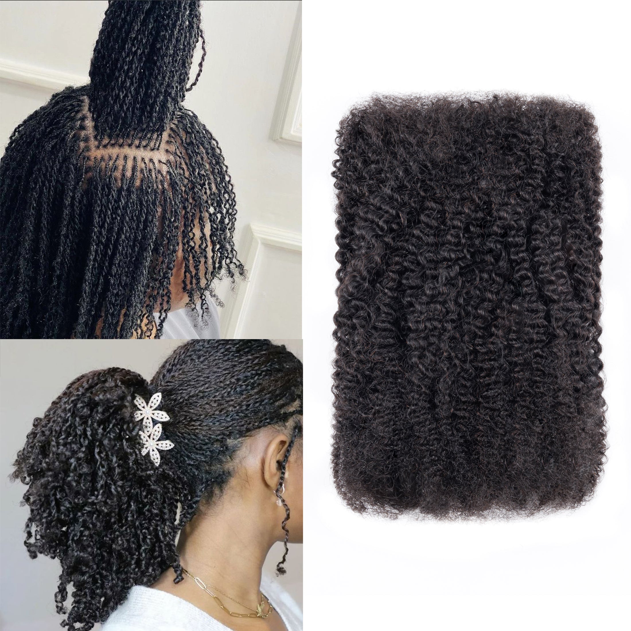 50g/pack Soft Micro Loc Mini Twists 8-24 Inch Pre 4C Afro Hair Extensions100% Human Hair Remy Human Hair Bulk for Braiding Dreadlock