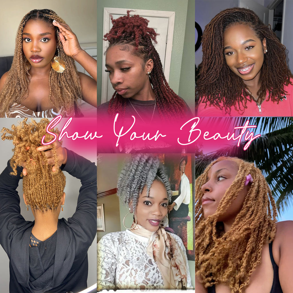 High Grade Twist Hair 100% Virgin Human Braiding Hair 4C Afro Kinky Bulk Hair Extensions Easy for Micro Braids and Micro Locs