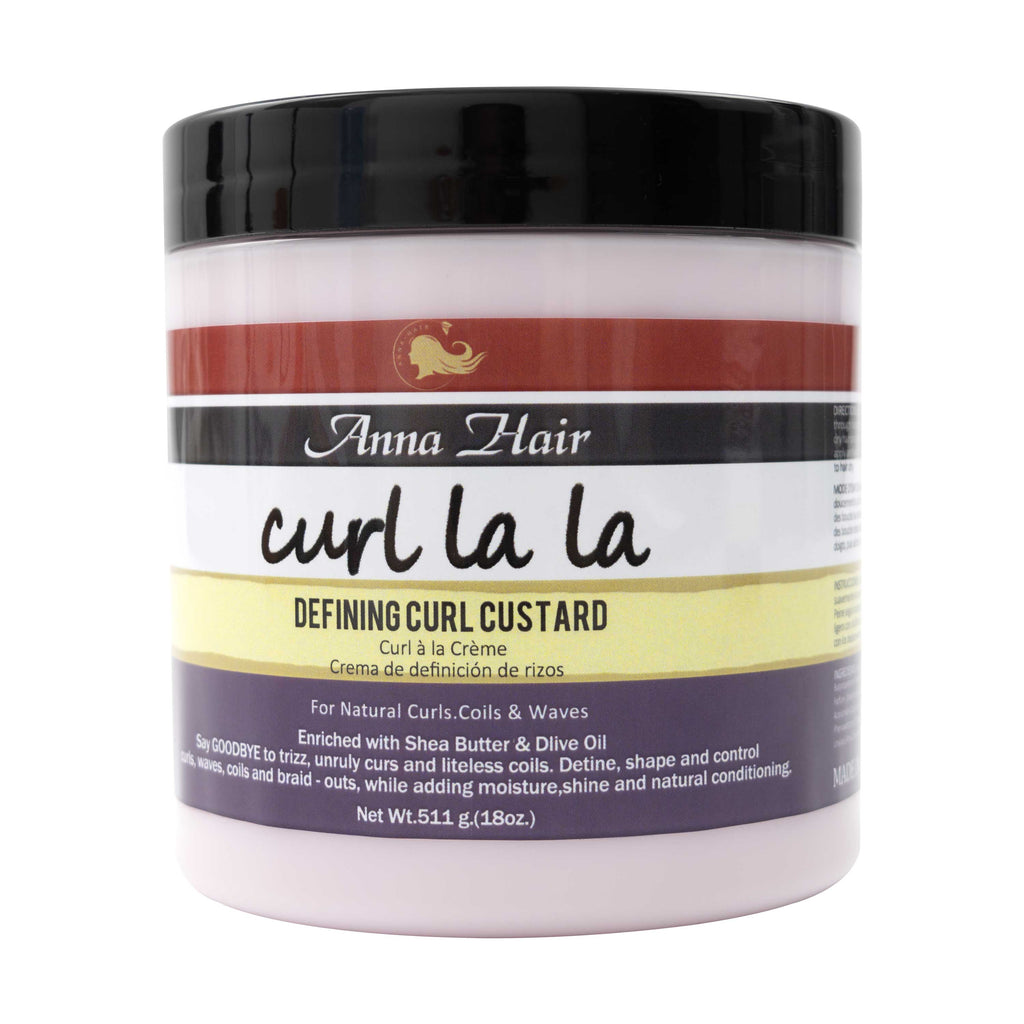 Wholesale Ladies Hair Curling Cream Natural 100% Pure Shea Butter Olive Oil Vitamin Defining Curl Custard