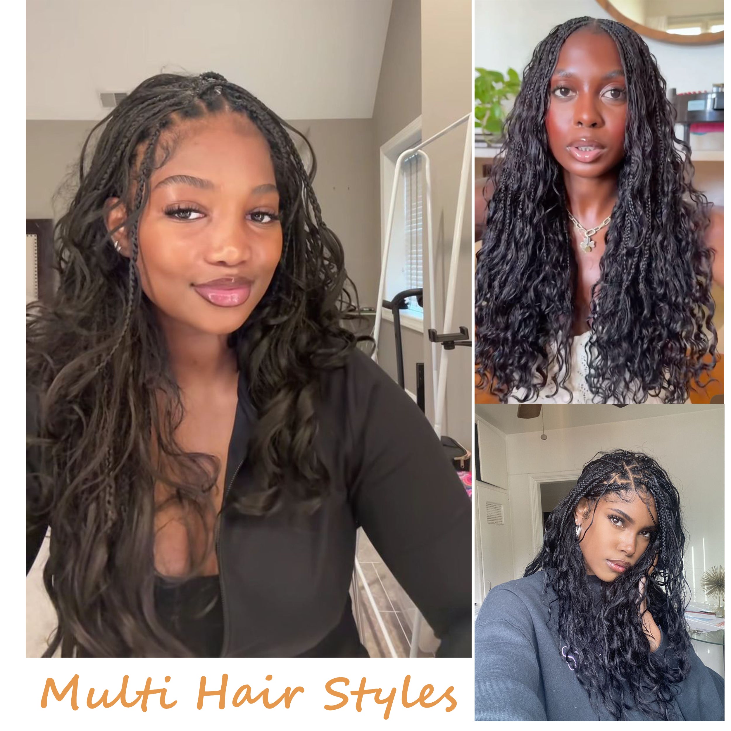 ANNA Factory Direct Sale Wholesale Boho Braids Crochet Locs Hair 100% Human Hair Braiding Locs Extension for All Occasions