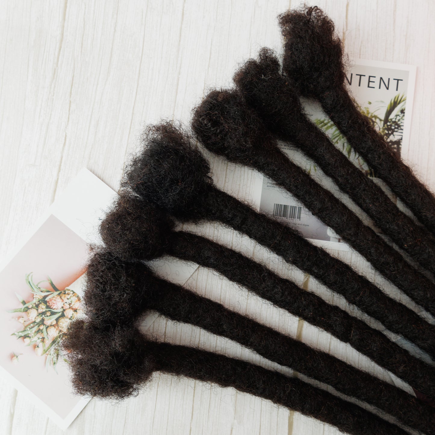 100% Human Hair Jumbo Regular Locs 2cm Thick Handmade Dreadlock Extensions Natural Color 4-20 Inch
