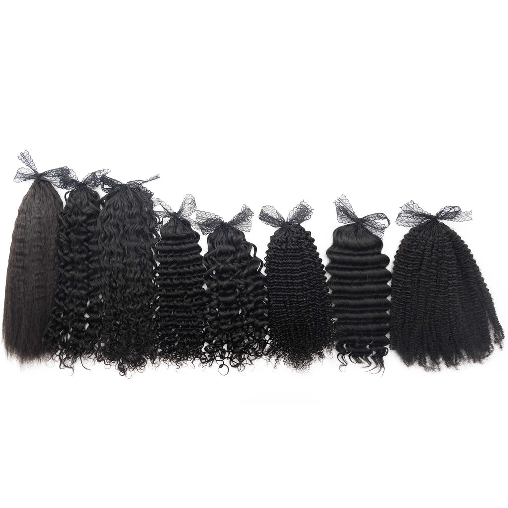 Hot Selling Feather Crochet Human Hair Extension Curly Braiding Hair Virgin Boho Braids Human Hair Vendor