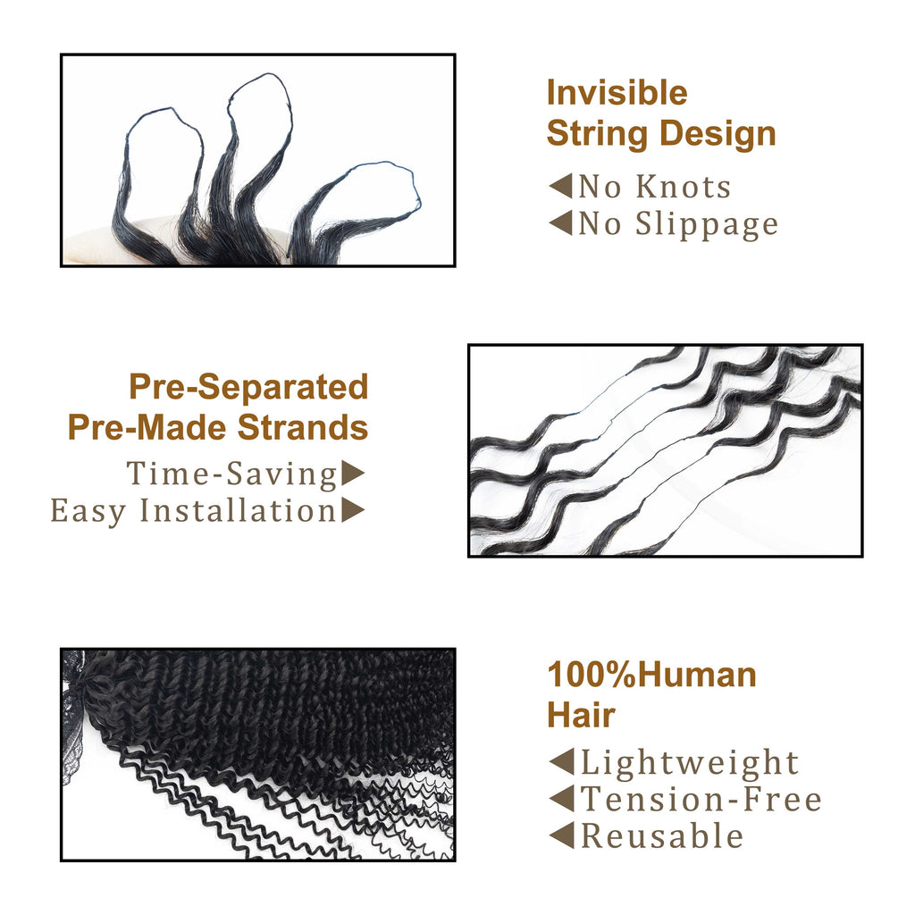 Hot Selling Feather Crochet Human Hair Extension Curly Braiding Hair Virgin Boho Braids Human Hair Vendor