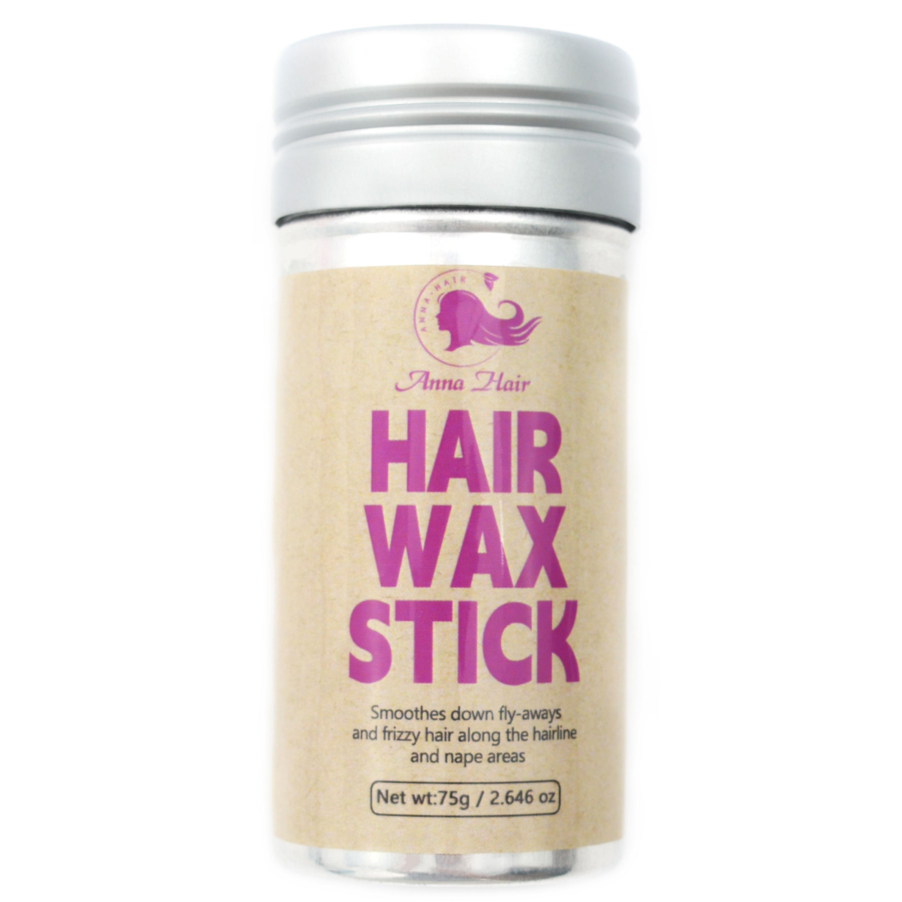 Raw Hair Edge Control Wax Stick Styling Shredder Hair Pomade Conditioner Anti-frizz Braid Solid Hair Wax Patch Wax Stick