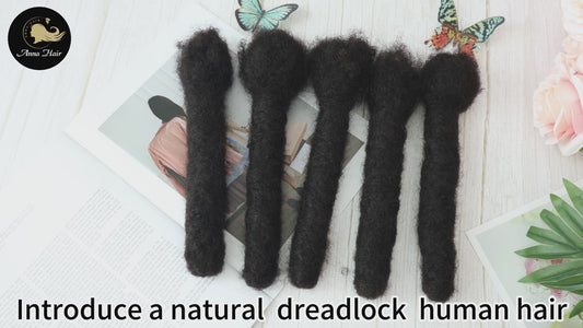 100% Human Hair Large Loc Extensions 3cm Thick Dreadlocks Handmade Jumbo Locs 4-24 Inches Custom Color